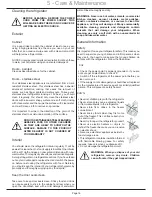 Preview for 16 page of Electrolux N520J Use & Care Manual