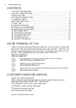 Preview for 2 page of Electrolux OED3H50TK User Manual