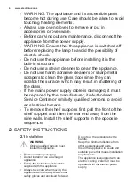 Preview for 4 page of Electrolux OED3H50TK User Manual