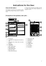 Preview for 5 page of Electrolux Onyx 125 FA Instruction Book