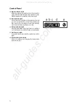 Preview for 6 page of Electrolux Onyx 125 FA Instruction Book