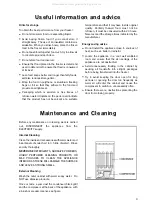 Preview for 9 page of Electrolux Onyx 125 FA Instruction Book