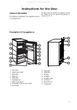 Preview for 5 page of Electrolux Onyx 160 LA Instruction Book