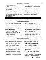 Preview for 9 page of Electrolux P1033 Important Information Manual