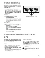 Preview for 15 page of Electrolux Premier EPGH
 Instruction Booklet