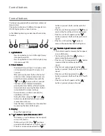 Preview for 15 page of Electrolux RH30WC55GS Installation, Use & Care Manual