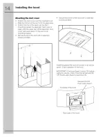 Preview for 14 page of Electrolux RH30WC60GSA Installation, Care & Use Manual