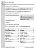 Preview for 2 page of Electrolux RH36PC60GSB Use & Care Manual