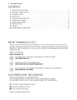 Preview for 2 page of Electrolux SG2000N User Manual