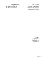 Preview for 1 page of Electrolux SG217N User Manual