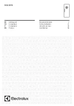 Preview for 1 page of Electrolux SG220N User Manual