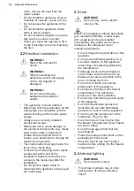 Preview for 62 page of Electrolux SG220N User Manual