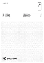 Preview for 1 page of Electrolux SG232N User Manual