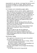 Preview for 3 page of Electrolux SG232N User Manual