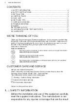 Preview for 2 page of Electrolux SG232NEEV User Manual