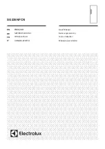 Preview for 1 page of Electrolux SG235NFCN User Manual