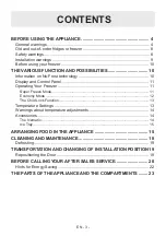 Preview for 3 page of Electrolux SG235NFCN User Manual