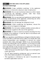 Preview for 4 page of Electrolux SG235NFCN User Manual