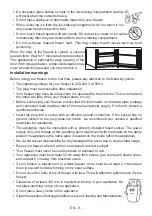 Preview for 9 page of Electrolux SG235NFCN User Manual