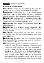 Preview for 26 page of Electrolux SG235NFCN User Manual