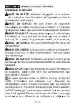 Preview for 53 page of Electrolux SG235NFCN User Manual