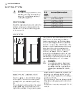 Preview for 14 page of Electrolux SG248 User Manual