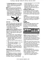 Preview for 20 page of Electrolux SP185H42LT Operator'S Manual