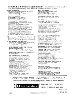 Preview for 8 page of Electrolux TF770 Installation And Use Manual