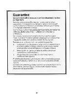 Preview for 17 page of Electrolux TF776 User Handbook Manual