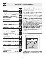 Preview for 2 page of Electrolux U27107 Instruction Book