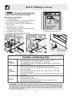 Preview for 22 page of Electrolux U27107 Instruction Book