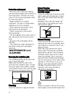 Preview for 15 page of Electrolux U30428 EUFG29800 Instruction Book