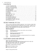 Preview for 2 page of Electrolux UFW58K9162 User Manual