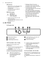 Preview for 6 page of Electrolux UG0985RE User Manual