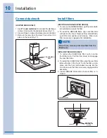 Preview for 10 page of Electrolux Vent Hood Use & Care Manual Installation Instructions