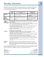 Preview for 15 page of Electrolux Vent Hood Use & Care Manual Installation Instructions