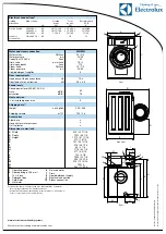 Preview for 2 page of Electrolux W5105H Specifications