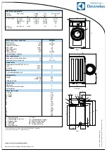 Preview for 2 page of Electrolux W5105N Specifications