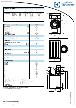 Preview for 2 page of Electrolux W5105S Specifications