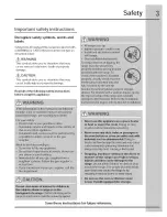 Preview for 3 page of Electrolux Wave-Touch CEW30GF6GBA Use & Care Manual