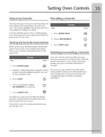 Preview for 35 page of Electrolux Wave-Touch CEW30GF6GBA Use & Care Manual