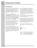 Preview for 38 page of Electrolux Wave-Touch CEW30GF6GBA Use & Care Manual