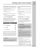 Preview for 41 page of Electrolux Wave-Touch CEW30GF6GBA Use & Care Manual