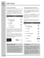 Preview for 50 page of Electrolux Wave-Touch CEW30GF6GBA Use & Care Manual