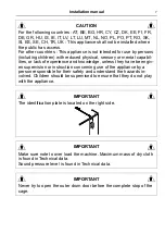 Preview for 7 page of Electrolux WHB5 500H Installation Manual