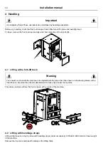 Preview for 14 page of Electrolux WHB5 500H Installation Manual