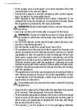 Preview for 4 page of Electrolux WHGL6030CN User Manual