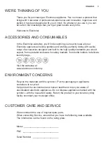 Preview for 3 page of Electrolux WOGL9060CN User Manual