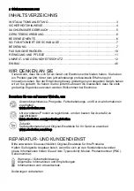 Preview for 2 page of Electrolux WS140 User Manual