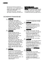 Preview for 4 page of Electrolux WS140 User Manual